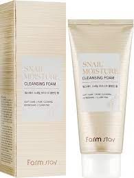 Пенка для умывания с муцином улитки Farmstay Snail Moisture Cleansing Foam