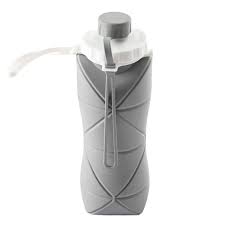 Спортивная складная бутылка Silicone Folding Bottle 600 мл 