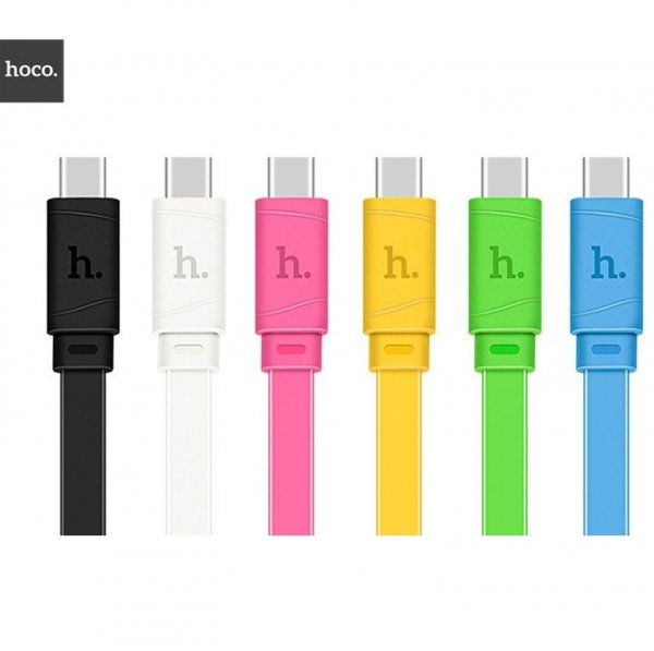 Кабель Hoco X5 Bamboo, USB - USB Type-C, 1 м, черный