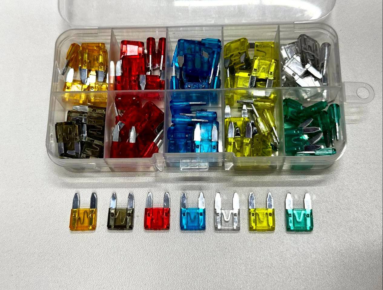 Предохранители в кейсе 100pcs (Япошка R219)