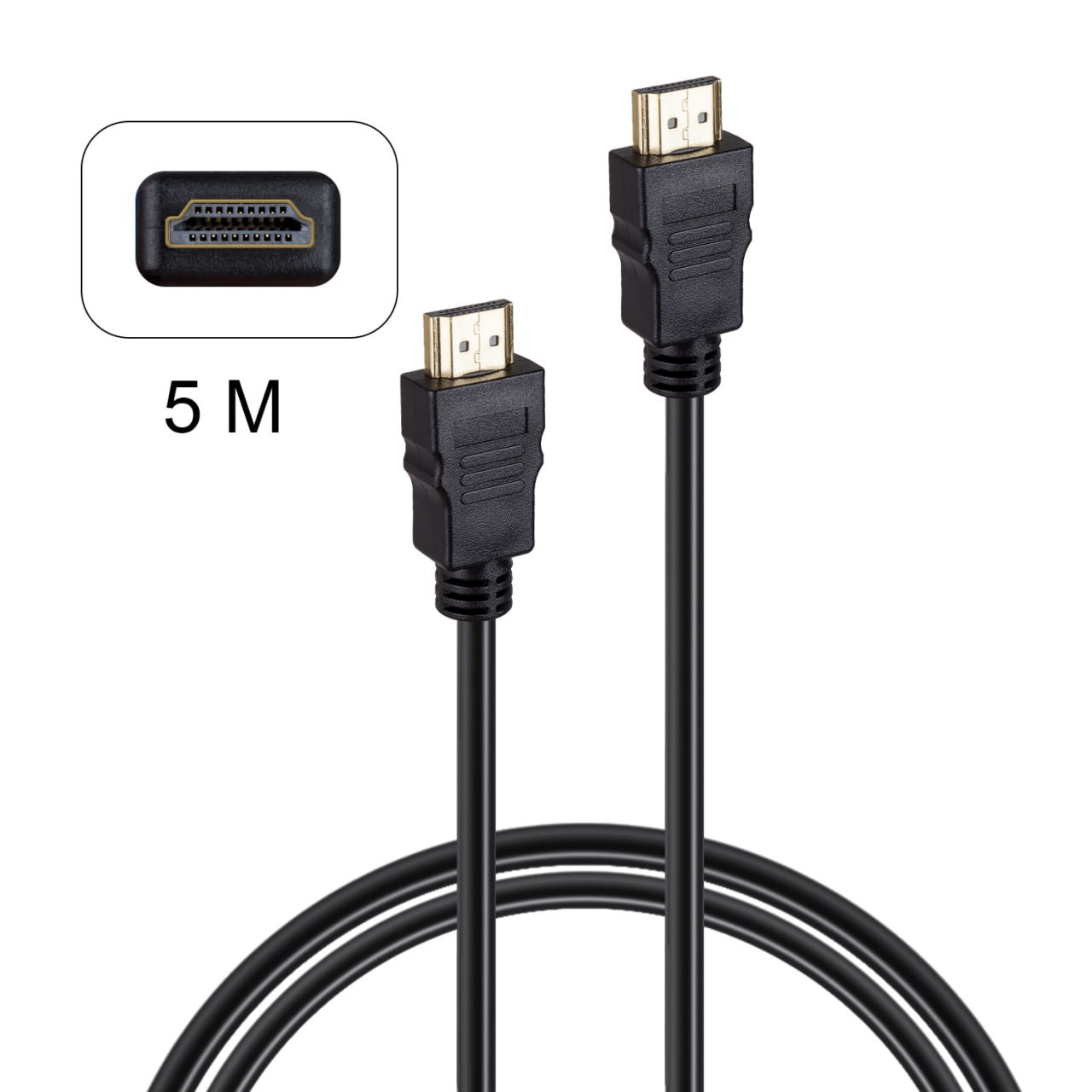 Кабель HDMI черный 5M