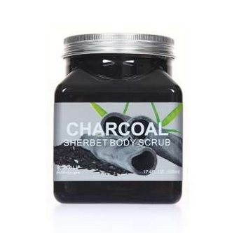 Скраб для тела Wokali Sherbet Body Scrub Уголь