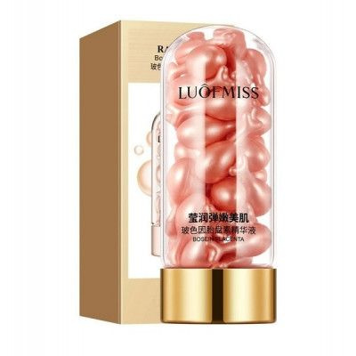 Сыворотка для лица омолаживающая с плацентой Luofmiss Bosein Placenta 30 капсул
