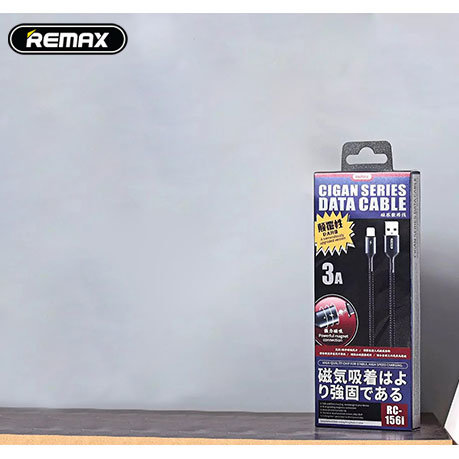 Кабель Remax Cigan series RC-156i, lightning, 1 м, черный