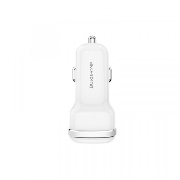 Автомобильное зарядное устройство BOROFONE BZ13 Extreme 2*USB, 2.4A, белый