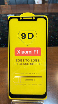 Защитное стекло Full Glue для Xiaomi Mi Pocophone F1, черный