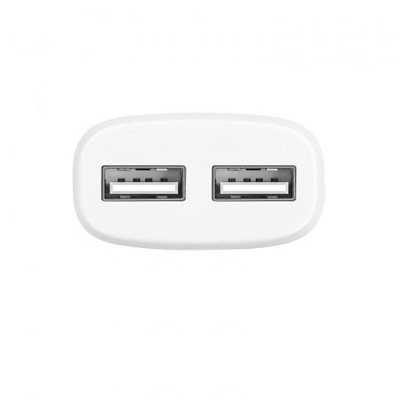 Сетевое зарядное устройство Hoco C12, 2 USB, 2.4А, черный