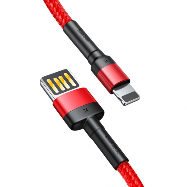 Кабель Baseus CALKLF-H09, lightning, 2 м, красный