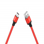 Кабель Hoco X14, USB - USB Type-C, 2 м, красно-белый