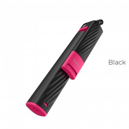 Монопод для Iphone Hoco K8 Starry mini wired, lightning, черный