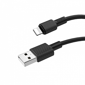 Кабель Hoco X29, lightning, 1 м, черный