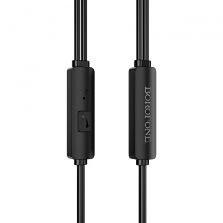 Проводные наушники BOROFONE BM47 Dream, Jack 3.5mm, 1.2 м, Черный, контроллер с микрофоном