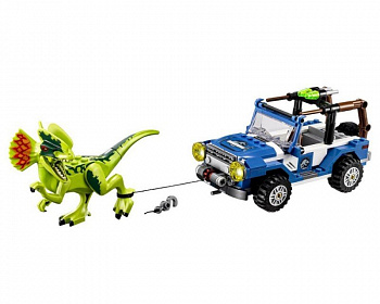 Конструктор Jurassic World Засада на Дилофозавра 259  деталей