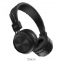Беспроводные наушники HOCO W25 Promise, Bluetooth, 300 мАч, Черный, контроллер с микрофоном