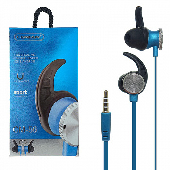 Наушники-вкладыши Coman CM-56 Blue