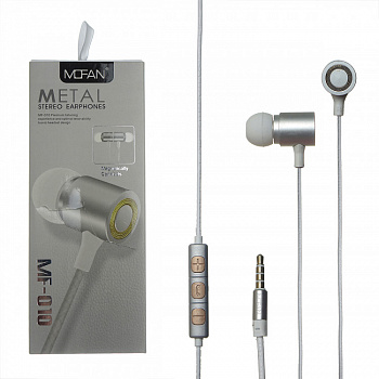 Наушники-вкладыши Mofan MF010 Silver