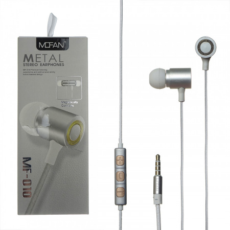 Наушники-вкладыши Mofan MF010 Silver