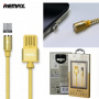 Кабель Remax RC-095a, USB - USB Type-C, 1 м, золотой