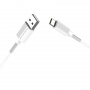 Кабель Borofone BX11 uJet, USB - USB Type-C, 1 м, белый