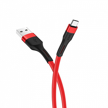 Кабель Hoco X34 Surpass, USB - USB Type-C, 1 м, красный