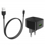 Комплект зарядки Micro USB Hoco C70A QC3.0, 1 USB, Quick charge 3.0