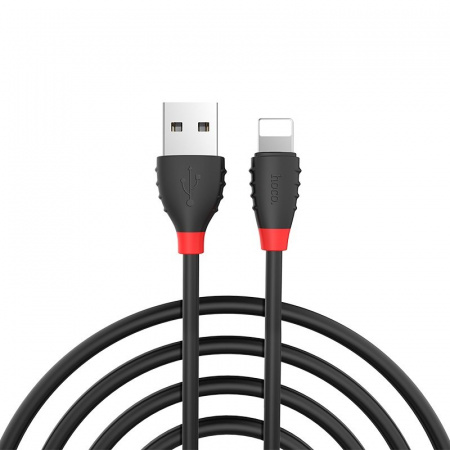 Кабель Hoco X27, lightning, 1.2 м, черный