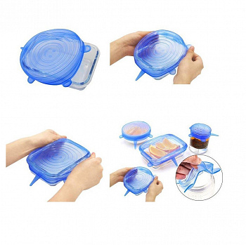 Комплект силиконовых крышек Silicone Sealing Lids Couvercles