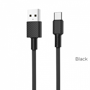 Кабель Hoco X29 Superior, USB - USB Type-C, 1 м, черный