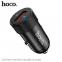 Автомобильное зарядное устройство HOCO Z32A Flash, 4A, черный