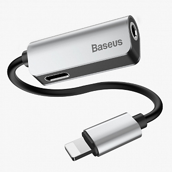 Аудио-переходник Baseus L50S CALL50S-02, Apple Lightning - mini jack 3.5 mm