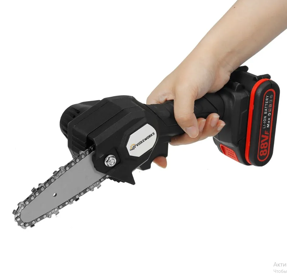 Ручная цепная мини пила Mini Electric Chainsaw 