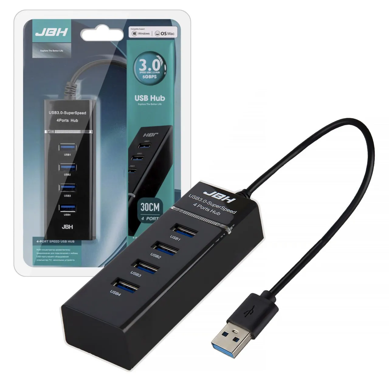 USB HUB на 4 разьема USB 2.0