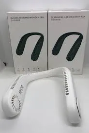 Портативный шейный вентилятор двойное охлаждение Neck Fan R-8