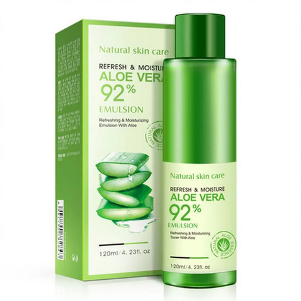 Тонер для лица увлажняющий освежающий Natural Skin Care Refresh & Moisture Aloe Vera 92% с соком алоэ вера
