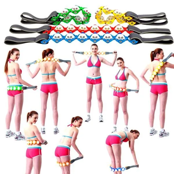 Роликовый ручной массажер-лента Massage Rope