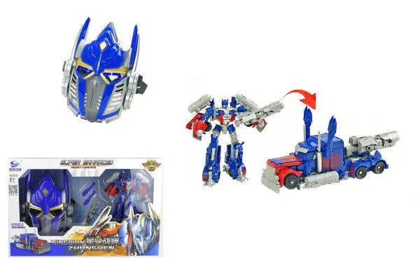 Трансформер Оптимус Прайм и маска Transmutation Optimus Prime