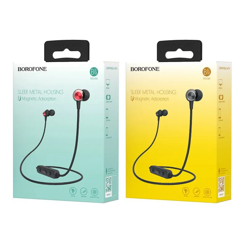 Беспроводные наушники Borofone BE18 JoyMove Sports