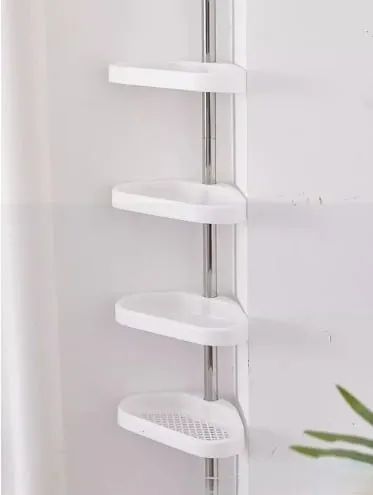 Угловая телескопическая полка в ванную комнату Multi Corner Shelf