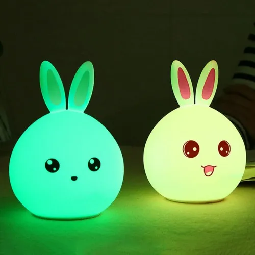 Светодиодный силиконовый ночник Alilu Bear & Rabbit
