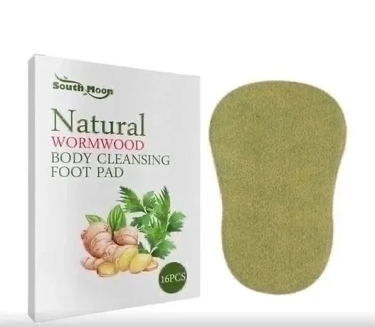 Имбирный пластырь для ног детоксикационный Natural Wormwood Body Cleansing Foot Pad