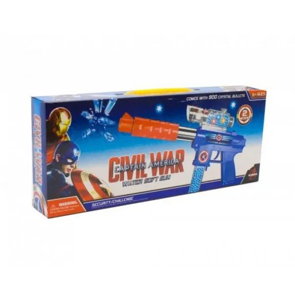 Автомат Герои Marvel Water Soft Gun Капитан Америка