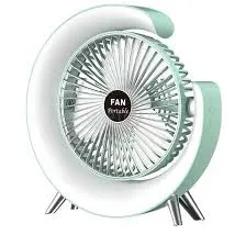 Портативный настольный вентилятор с подсветкой Colorful Desktop Fan